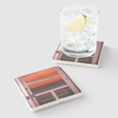 リトルコンプトンロードアイランドビーチサコンネットサンセット ストーンコースター (横)