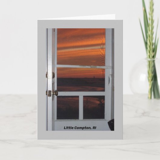 リトルコンプトン,リサンセットとサコンネットライト カード (正面)