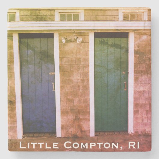 リトルコンプトンRIサマービーチバスハウス(LC) ストーンコースター (正面)