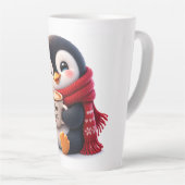 リトルコーヒーペンギン カフェラテマグ (右アングル)