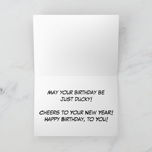 リトルコーリーの研究所 シャーピーお絵描き誕生日 カード (内部)