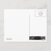 リトルゴシックの妖精とドラゴンのファンタジーアート ポストカード (裏面)