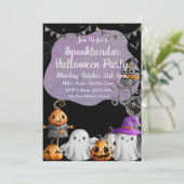 リトルゴーストのハロウィンパーティー 招待状 (スタンド正面)