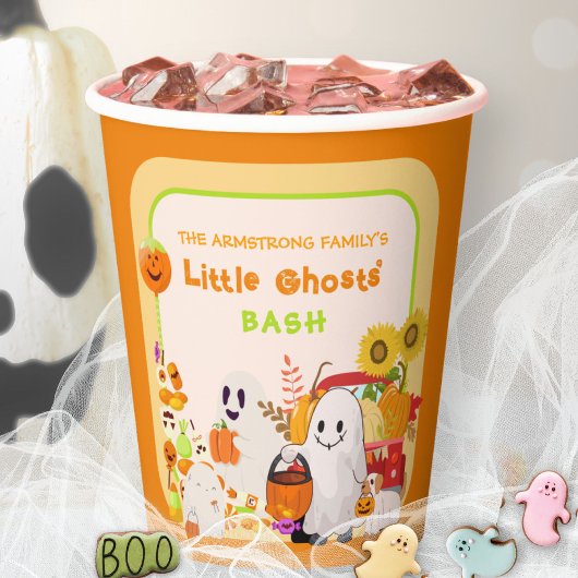 リトルゴーストのハロウィンパーティー 紙コップ