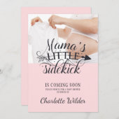 リトルサイドキックベビーバンプピンクガール 招待状 (正面/裏面)