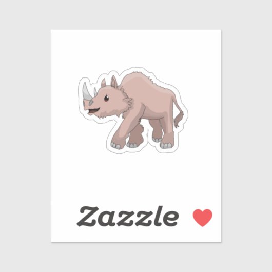 リトルサシャ羊毛のサイのシール シール (シート)