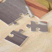 リトルサファリライオンパーソナライズされた ジグソーパズル (側面)