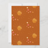 リトルサンシャインガールお洒落ベビーシャワー 招待状 (裏面)