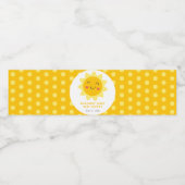 リトルサンシャインキュート笑顔サンベイビーシャワー ペットボトルラベル (シングルラベル)