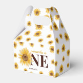 リトルサンシャインサンフラワー1st誕生日 フェイバーボックス (裏面サイド)