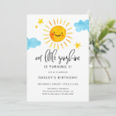 リトルサンシャインバースデーパーティーへの招待 招待状 (スタンド正面)