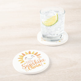 リトルサンシャインパーソナライズされたサンドストーンコースター コースター