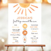 リトルサンシャインファーストトリップサン誕生日マイルストーン ポスター