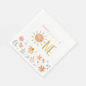 リトルサンシャインファースト誕生日 スタンダードランチョンナプキン (角)