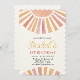 リトルサンシャインファースト誕生 招待状