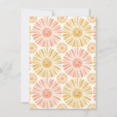 リトルサンシャインベビーシャワーサンキューカード 招待状 (裏面)