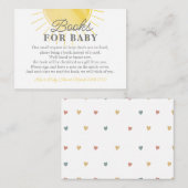 リトルサンシャインベビーシャワーベビーカード ノートカード (正面/裏面)