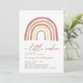 リトルサンシャインベビーシャワー招待状 招待状 (スタンド正面)