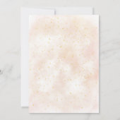 リトルサンシャインボホレインボーゴールドスターバースデー 招待状 (裏面)