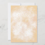 リトルサンシャインボホレインボーゴールドスター誕生日 招待状 (裏面)