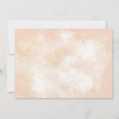 リトルサンシャインボホレインボーゴールドスター誕生日 招待状 (裏面)