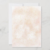 リトルサンシャインボホレインボーゴールドスター誕生日 招待状 (裏面)