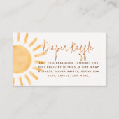 リトルサンシャインボホ男女兼用ベビーシャワー エンクロージャーカード (正面)