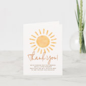 リトルサンシャインボホ男女兼用ベビーシャワー サンキューカード (正面)