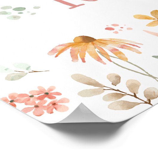 リトルサンシャイン誕生日ウェルカムポスター ポスター (角)