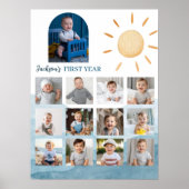 リトルサンシャイン誕生日フォトマイルストーンポスター ポスター (正面)