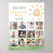 リトルサンシャイン誕生日フォトマイルストーンポスター ポスター (正面)