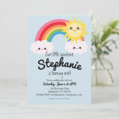 リトルサンシャイン誕生日招待 招待状 (スタンド正面)