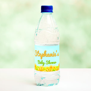 リトルサンシャイン – 春ベビーシャワー ペットボトルラベル