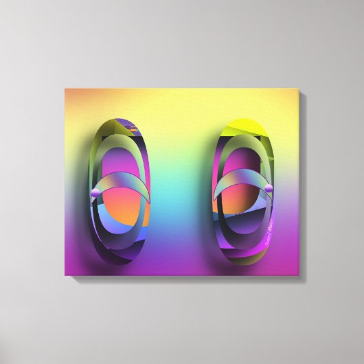 リトルサンダル キャンバスプリント (正面)