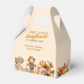 リトルサンフラワー秋誕生日 フェイバーボックス (正面サイド)