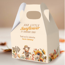 リトルサンフラワー秋誕生日 フェイバーボックス