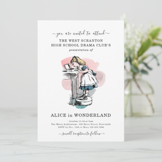 リトルシアターコミュニティカレッジハイスクールプレイ 招待状 (スタンド正面)