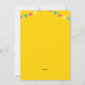 リトルシェフの招待状 招待状 (裏面)