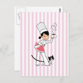 リトルシェフイラストレーションオン ポストカード (正面/裏面)