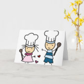 リトルシェフキッズ カード (黄色い花)