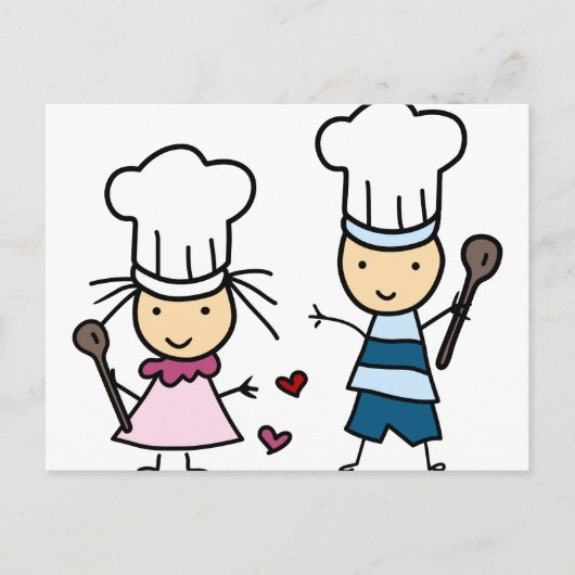 リトルシェフキッズ ポストカード (正面)