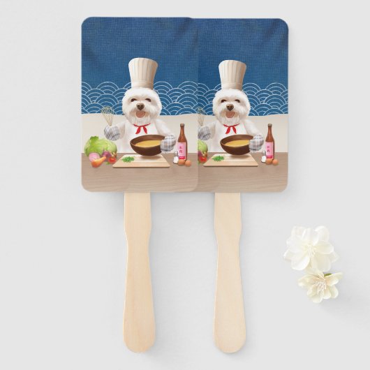 リトルシェフドッグ ハンドファン (正面&裏面)