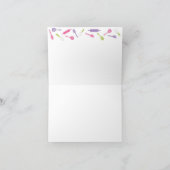 リトルシェフ バースデーパーティー 感謝カード (内部)