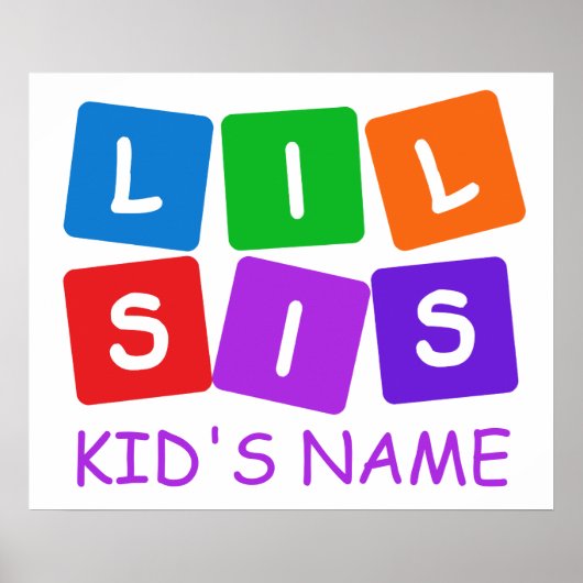 リトルシスカスタムポスター ポスター (正面)