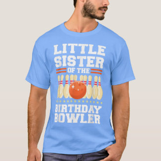 リトルシスターオブザ誕生日ボウリングをする人、 クリケットの投手ブデイボーリング Tシャツ