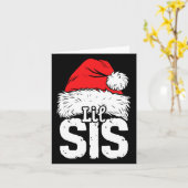 リトルシスターサンタクリスマスファミリーマッチングピジャ カード (黄色い花)