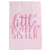 リトルシスタータイポグラフィモデレン文字 ミディアムペーパーバッグ (裏面)