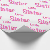 リトルシスタータイポグラフィ ラッピングペーパー (角)