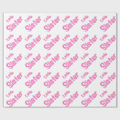 リトルシスタータイポグラフィ ラッピングペーパー (フラット)