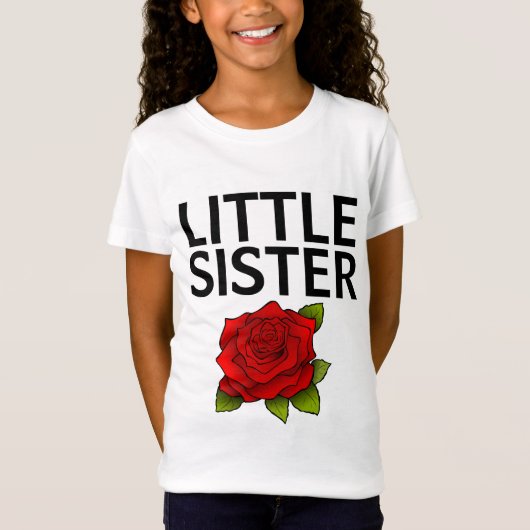 リトルシスターバラTシャツ Tシャツ (正面)